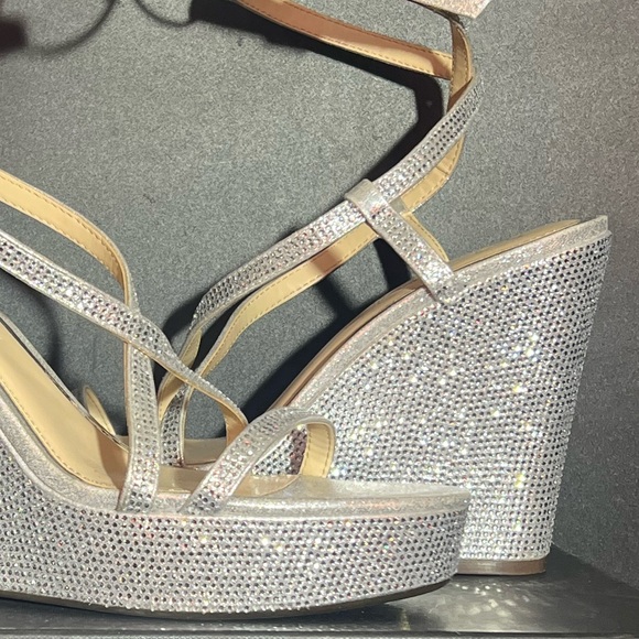 Jessica Simpson Tadria Platform Wedges Size 9.5 - Picture 8 of 8